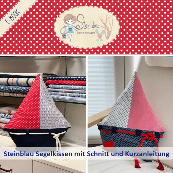 Segelkissen Steinblau