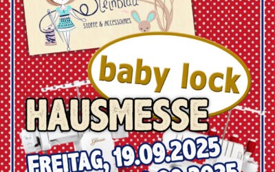 Einladung zur Hausmesse mit baby lock